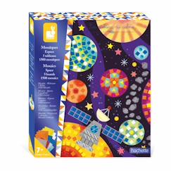 Jouet-Kit créatif enfant - Janod - Mosaïques Espace 5 Tableaux - Dès 7 ans - Violet