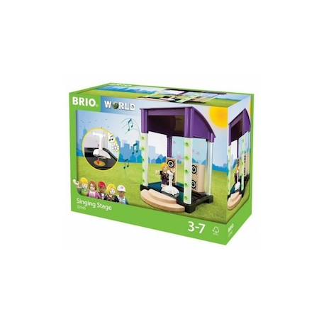 Scène des Stars - BRIO - 33945 - Effets sonores et lumineux - Microphone et figurine inclus VIOLET 1 - vertbaudet enfant 