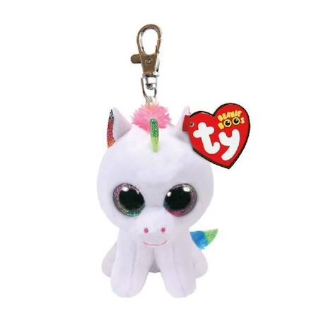 Ty - Beanie Boo'S Clip - Pixy La Licorne BLANC 1 - vertbaudet enfant 