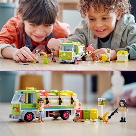LEGO® Friends 41712 Le Camion de Recyclage, Jouet Éducatif, avec Mini-poupée Emma VERT 5 - vertbaudet enfant 