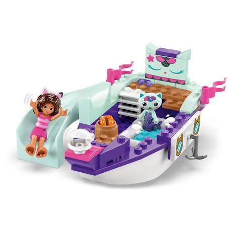 LEGO® Gabby et la Maison Magique 10786 Le Bateau et le Spa de Gabby et Marine, Jouet avec Figurines BLANC 3 - vertbaudet enfant 