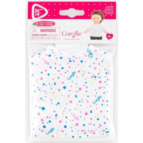 Corolle - T-Shirt confettis, pour poupée Ma Corolle ROSE 2 - vertbaudet enfant 