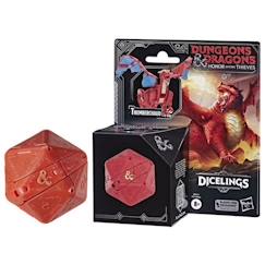 Jouet-Jeux d'imagination-Figurines, mini mondes, héros et animaux-Figurine Themberchaud rouge convertible en d20 géant - Dungeons & Dragons - L'honneur des voleurs