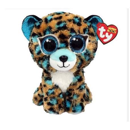 Peluche TY - Beanie Boo's Small Cobalt le leopard - Enfant - Blanc - Vert - Mixte BLANC 1 - vertbaudet enfant 