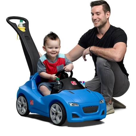 Step2 - Push Whisper Ride - Voiture Enfant Porteur Auto bleu NOIR 5 - vertbaudet enfant 