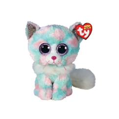 Jouet-Peluche Ty Beanie Boo's Opal Chat 15cm - Fourrure Douce et Yeux Brillants