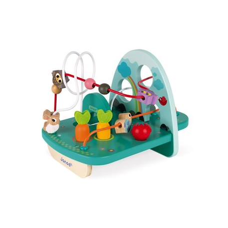 Looping lapin & cie en bois - JANOD - Dès 18 mois - Multicolore - Intérieur VERT 2 - vertbaudet enfant 