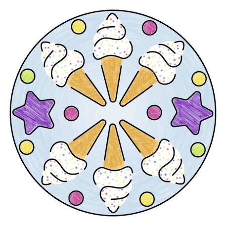 Ravensburger Mandala Design Licorne - Loisirs créatifs pour enfants dès 6 ans ROSE 3 - vertbaudet enfant 