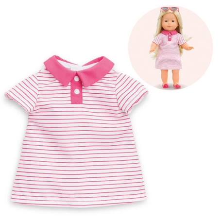 Robe polo rose pour poupée Ma Corolle 36 cm - Corolle ROSE 1 - vertbaudet enfant 