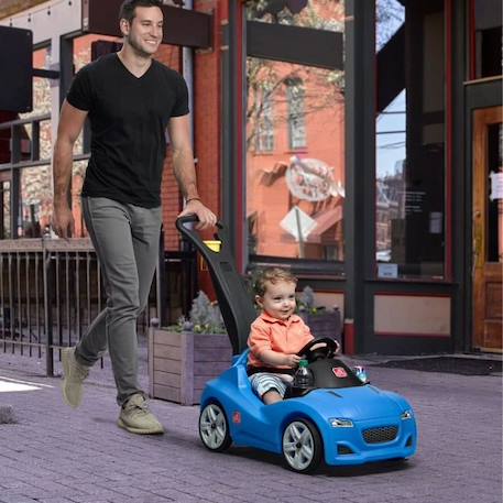 Step2 - Push Whisper Ride - Voiture Enfant Porteur Auto bleu NOIR 2 - vertbaudet enfant 