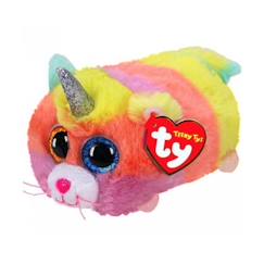 Peluche Ty Teeny Tys Small Heather le Chat - TY - Plush - 10 cm de haut - Rouge - Noir  - vertbaudet enfant