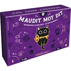 -Asmodee - Cocktail Games - Maudit Mot Dit - Jeu de société - Jeu d'ambiance - A partir de 12 Ans - 3 à 6 Joueurs - 30 Min