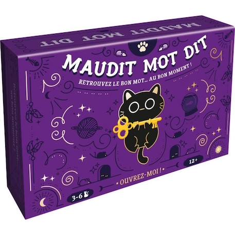 Asmodee - Cocktail Games - Maudit Mot Dit - Jeu de société - Jeu d'ambiance - A partir de 12 Ans - 3 à 6 Joueurs - 30 Min VIOLET 1 - vertbaudet enfant 