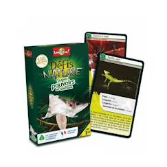 Jouet-Jeux de société-Jeux classiques et de réflexion-Jeu de cartes Bioviva - Défis Nature Super pouvoirs des animaux - Vert - A partir de 7 ans - Mixte