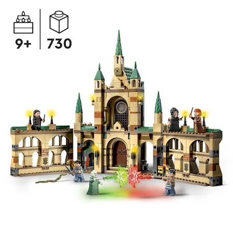 LEGO® Harry Potter 76415 La Bataille de Poudlard, Jouet de Château avec Minifigurine Voldemort BEIGE 2 - vertbaudet enfant 