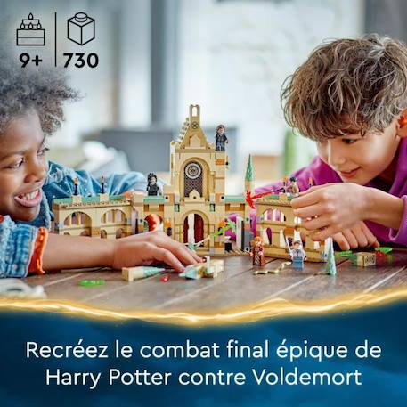 LEGO® Harry Potter 76415 La Bataille de Poudlard, Jouet de Château avec Minifigurine Voldemort BEIGE 6 - vertbaudet enfant 