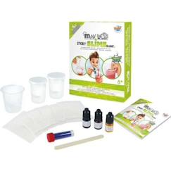 Jouet-Activités artistiques et musicales-Mini laboratoire slime - BUKI FRANCE - 6 activités - Dès 8 ans