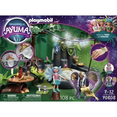 PLAYMOBIL - 70808 - AYUMA - Fées du Printemps - 108 pièces - Pour Enfant de 7 ans et plus NOIR 5 - vertbaudet enfant 