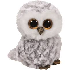 Jouet-Premier âge-Peluches-Peluche - TY - Owlette le Hibou - 15 cm - Intérieur - Gris