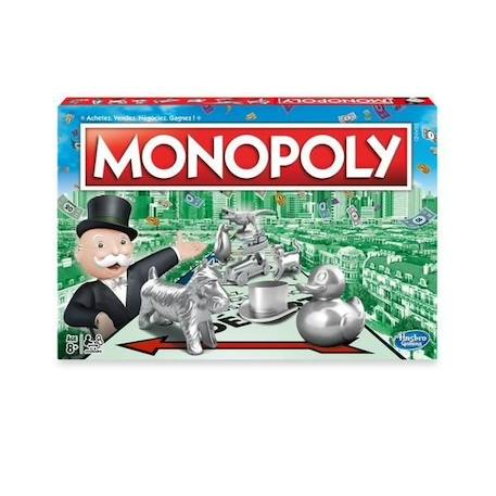 MONOPOLY - Jeu pour la famille et les enfants - 2 à 6 joueurs - dès 8 ans - Cartes choisies par le public incluses VERT 1 - vertbaudet enfant 