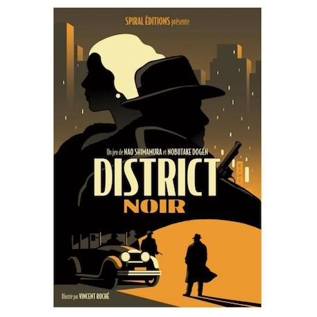 Jeu de société District Noir - Spiral Editions - BLACKROCK - 2 joueurs - 15 min - Mixte - Aqua NOIR 1 - vertbaudet enfant 