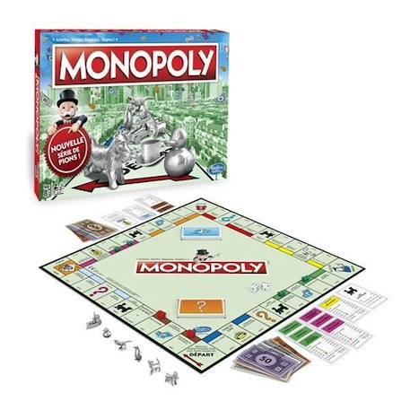 MONOPOLY - Jeu pour la famille et les enfants - 2 à 6 joueurs - dès 8 ans - Cartes choisies par le public incluses VERT 3 - vertbaudet enfant 