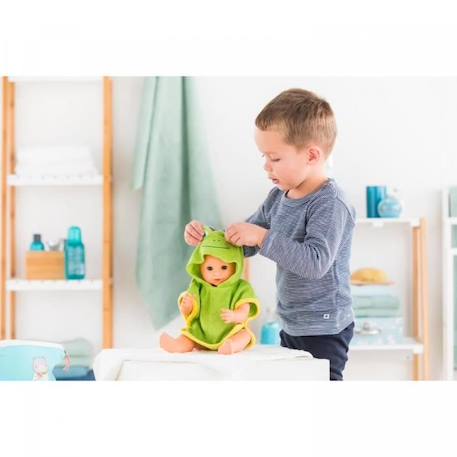 Cape de bain grenouille pour poupon 36 cm - Corolle VERT 4 - vertbaudet enfant 