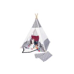 Jouet-Jeux d'imitation-Tente Tipi Jakara Enfant - Pinolino - Convient de 3 à 8 ans - Design moderne en coton mélangé