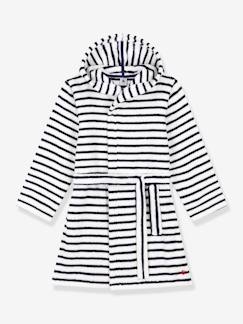 Peignoir rayé en éponge PETIT BATEAU  - vertbaudet enfant