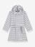 Peignoir rayé en éponge PETIT BATEAU blanc imprimé 1 - vertbaudet enfant 