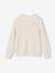 Pull fantaisie à collerette fille beige poudré 3 - vertbaudet enfant 