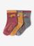 Lot de 3 paires de chaussettes voitures bébé garçon bordeaux 1 - vertbaudet enfant 