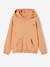 Pull à capuche fille camel+écru 1 - vertbaudet enfant 