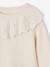 Pull fantaisie à collerette fille beige poudré 4 - vertbaudet enfant 