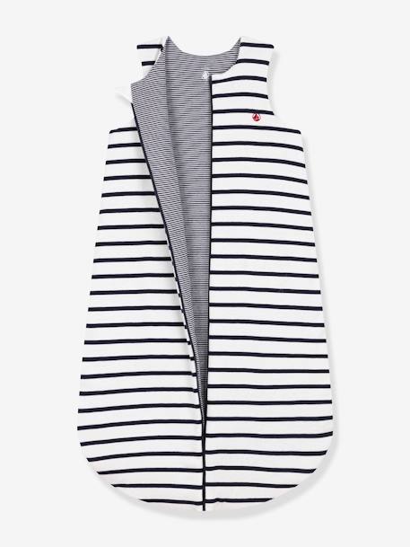 Gigoteuse à rayures en coton PETIT BATEAU blanc imprimé 2 - vertbaudet enfant 