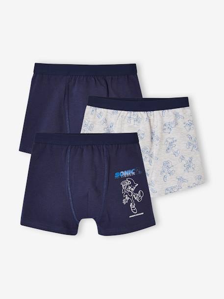 Garçon-Sous-vêtement-Slip, Boxer-Lot de 3 boxers Sonic®