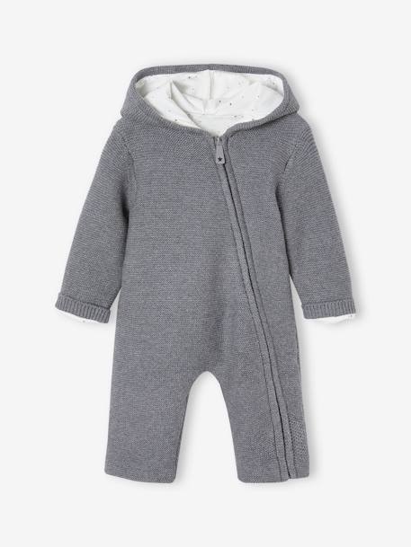 Combinaison doublé bébé naissance en tricot  - vertbaudet enfant