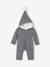 Combinaison doublé bébé naissance en tricot gris chiné 2 - vertbaudet enfant 