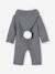 Combinaison doublé bébé naissance en tricot gris chiné 3 - vertbaudet enfant 