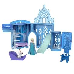 Jouet-Poupons et poupées-Princesse Disney - Reine Des Neiges - Coffret Histoire Chateau D'Elsa - Mini Univers - 3 Ans Et +