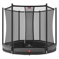 Jouet-Jeux de plein air-Jeux de jardin-Trampoline BERG Favorit InGround 330 Grey + Safety Net Comfort