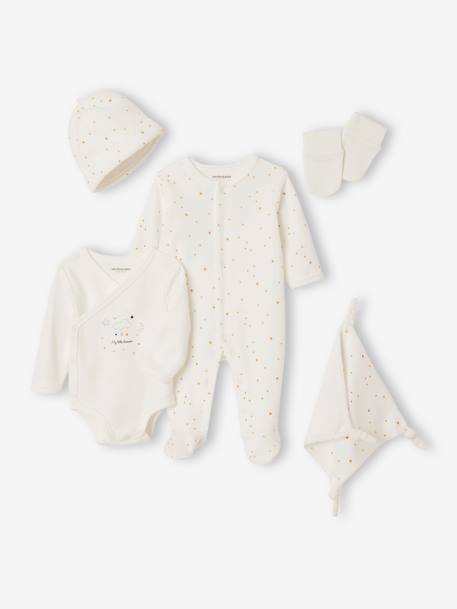 Bébé-Ensemble-Kit naissance 6 pièces et sa valisette