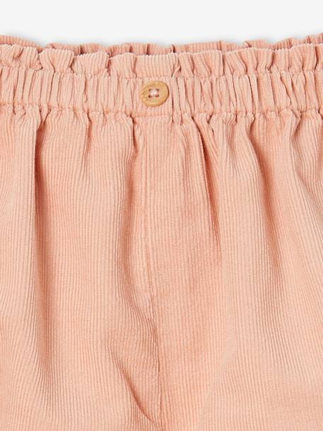 Lot de 2 bloomers bébé en velours vieux rose 5 - vertbaudet enfant 