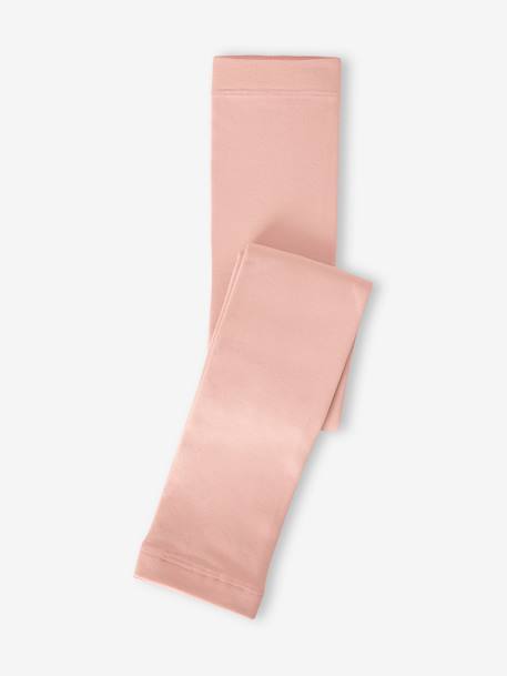 Leggings maille polaire fille bleu+noir+rose poudré 8 - vertbaudet enfant 