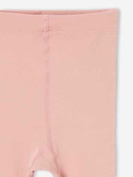 Leggings maille polaire fille bleu+noir+rose poudré 9 - vertbaudet enfant 