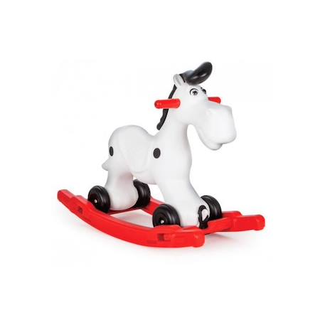 Cheval à bascule en plastique Bob Gallop - JAMARA - Rouge et blanc - Pour enfants de 1 à 3 ans BLANC 1 - vertbaudet enfant 