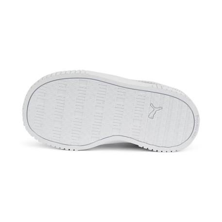 Baskets bébé fille Puma Carina 2.0 Holo AC - blanc/argent BLANC 4 - vertbaudet enfant 