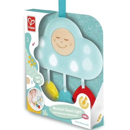 Hape - Veilleuse musicale nuage BLEU 6 - vertbaudet enfant 