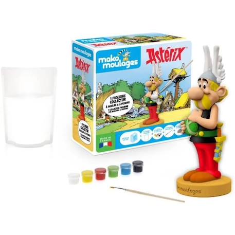 Mako Moulages - Astérix et Obélix coffret collector - Kit de Loisirs créatifs plâtre et Peinture - Made in France - Dès 5 ans BLANC 2 - vertbaudet enfant 