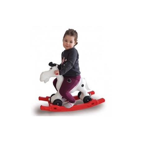 Cheval à bascule en plastique Bob Gallop - JAMARA - Rouge et blanc - Pour enfants de 1 à 3 ans BLANC 4 - vertbaudet enfant 